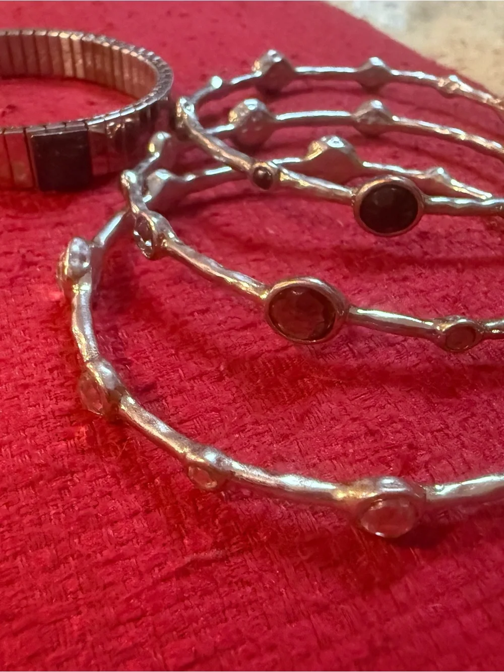 Vintage Silver-Tone Bangle & Cuff Bracelet Lot – 17 Piece Costume Jewelry Bundle
